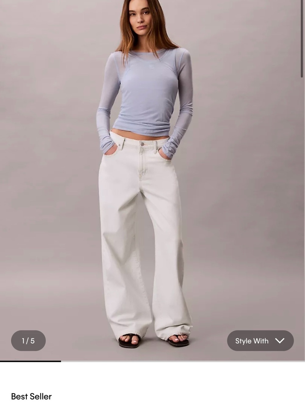 Calvin Klein Jeans wide leg